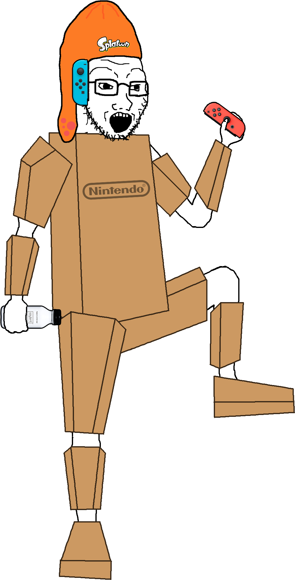 State Of Nintoddlers , - Soy Boy Nintendo Labo Clipart (1346x1969), Png Download