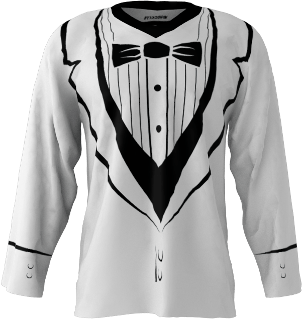 Tuxedo Custom Dye Sublimated Roller Hockey Jersey - Formal Wear Clipart (1024x1024), Png Download