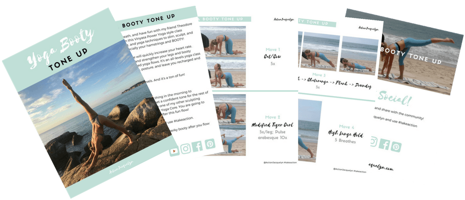 Yoga Booty Tone Up Banner - Brochure Clipart (1120x414), Png Download