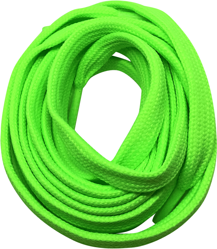 Fun Flat Poly - Neon Green Shoelaces Png Clipart (1024x1024), Png Download