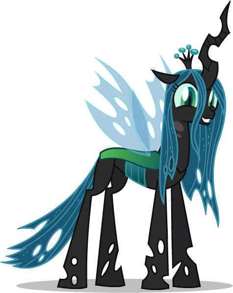Adorkable, Changeling, Changeling Queen, Cute, Cutealis, - My Little Pony Chrissy Clipart (550x620), Png Download