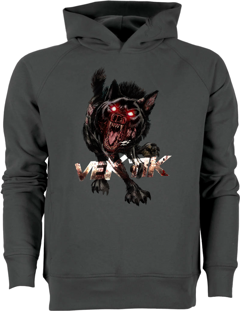 Hellhound Sweatshirt Stanley Hoodie Dark Grey , Png - Lars Oder So Shop Clipart (806x1044), Png Download