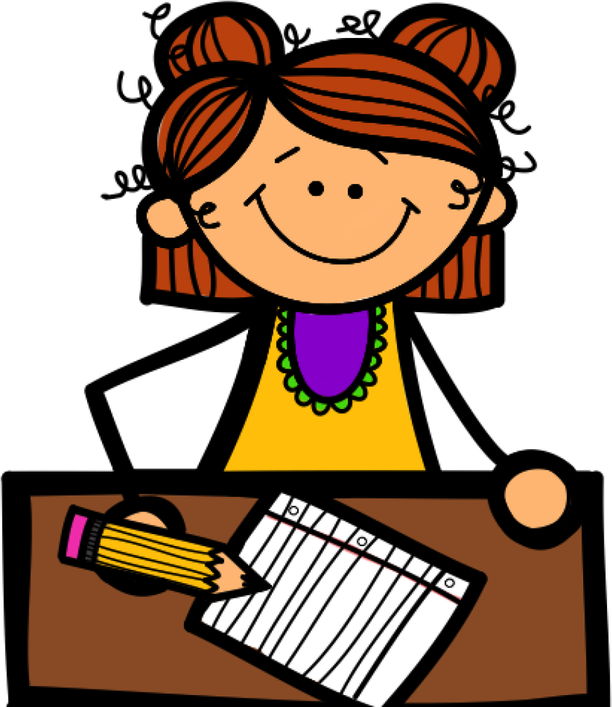 Student Clipart Boy And Girl Student Clipart Clipart - Girl Writing Clipart - Png Download (1024x1024), Png Download
