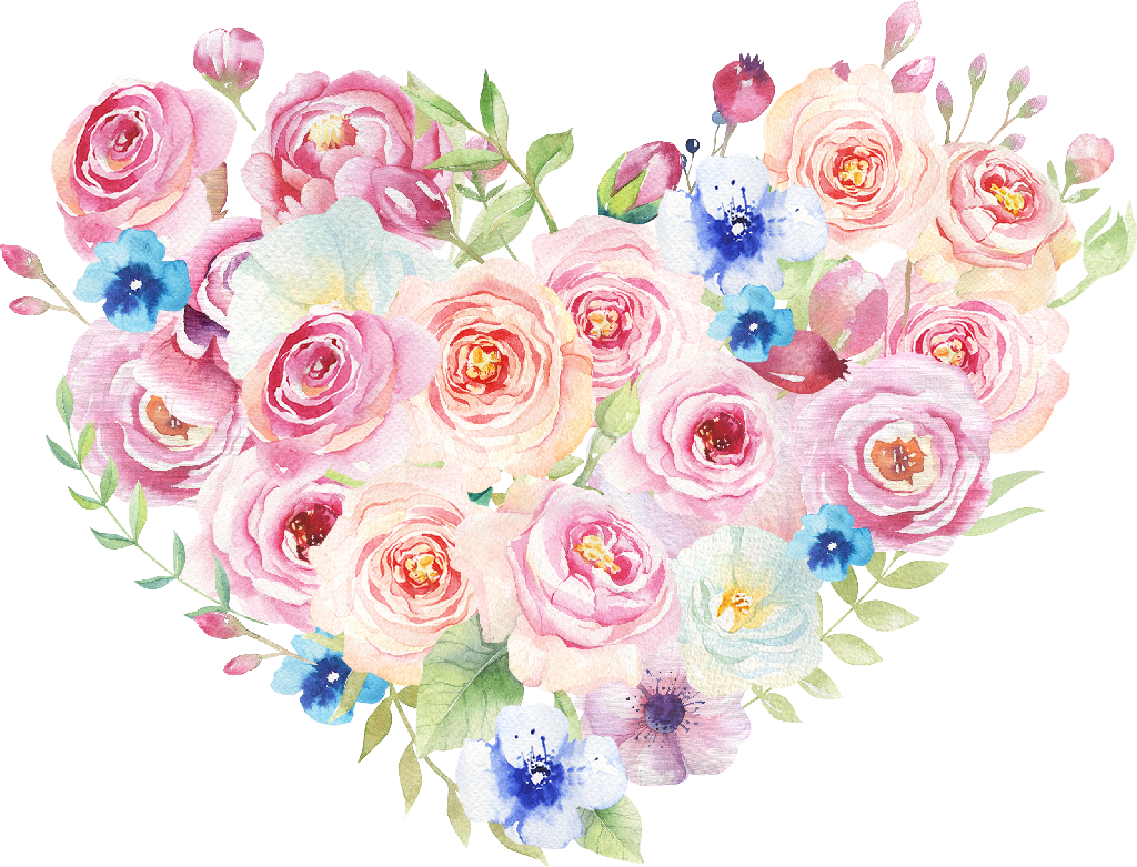 #freetoedit #heart #love #watercolor #pretty #girly - Watercolor Painting Clipart (1024x781), Png Download