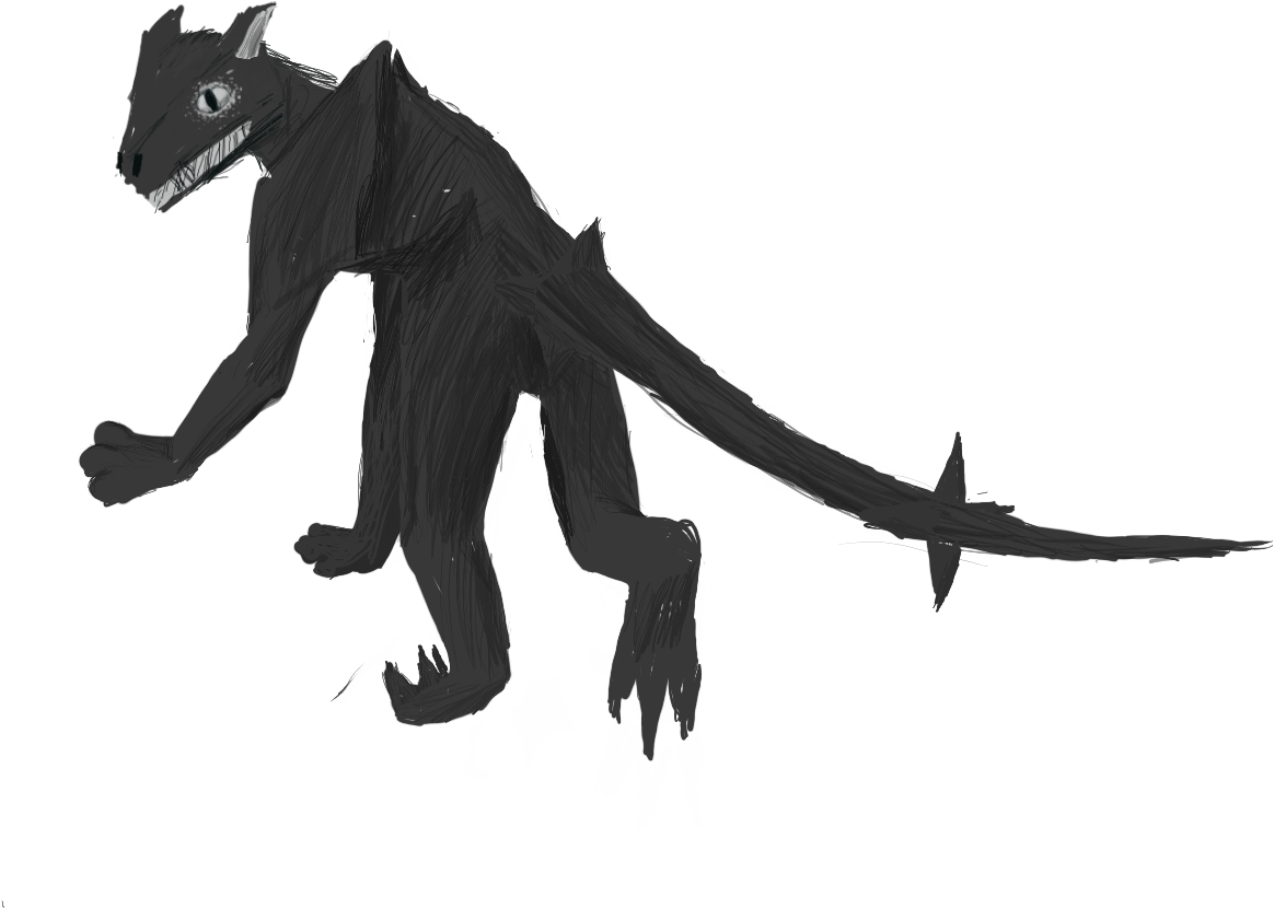 Safehellhound-like Thing From A Dream - Cat Jumps Clipart (1920x976), Png Download