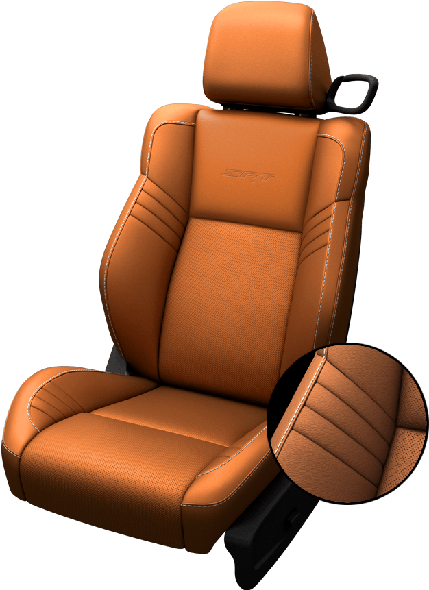 Which Seat Color Is Your Favorite - Dodge Challenger Srt Seat Clipart (654x862), Png Download