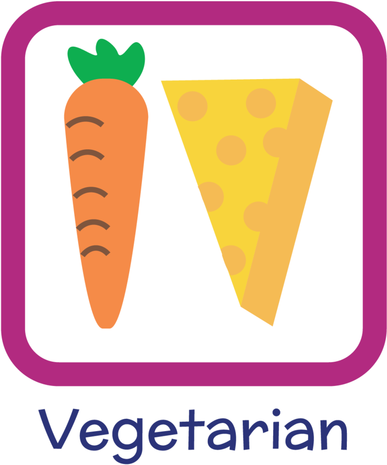 Vegetarian Icon Nomster Chef Clipart (752x905), Png Download