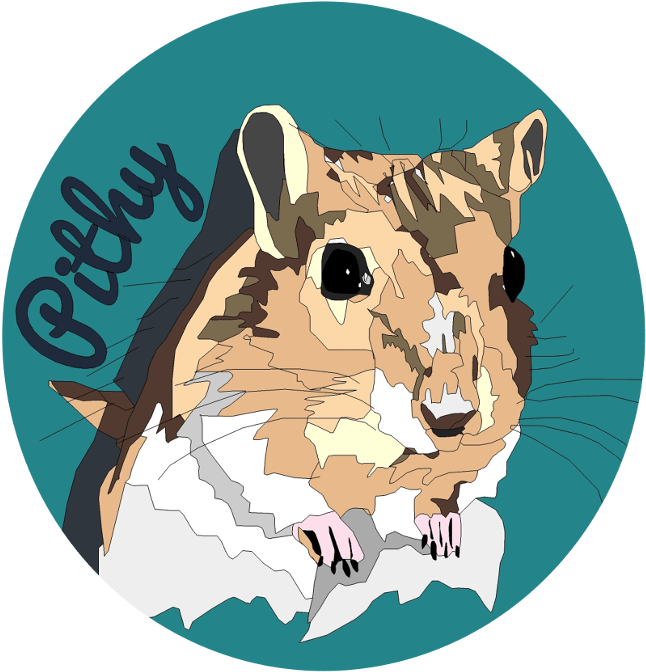 Grey And Brown Gerbil Graphic - Withlocals Clipart (768x768), Png Download