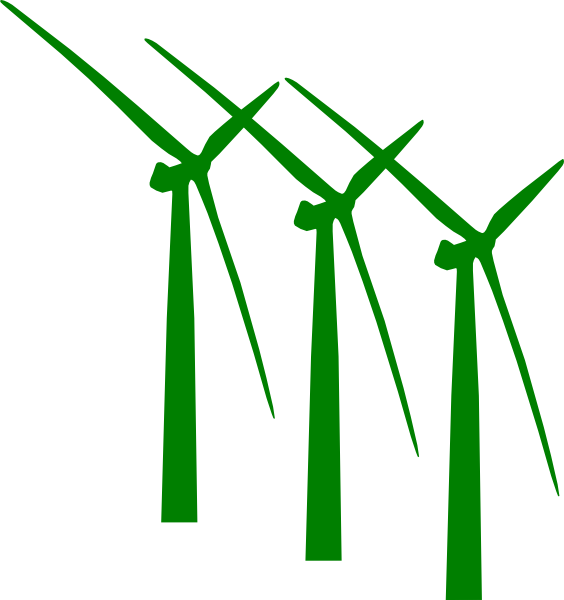 Wind Turbine Clip Art - Png Download (564x600), Png Download