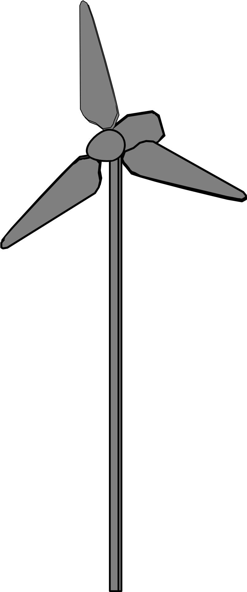 Wind Turbine Electricity Clip Art Transprent Png - Wind Turbines Clip Art Transparent (960x1920), Png Download