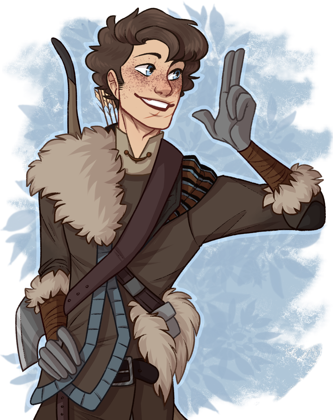 [art] Meet This Dork Of A Ranger, Rupert - Cartoon Clipart (1280x1600), Png Download