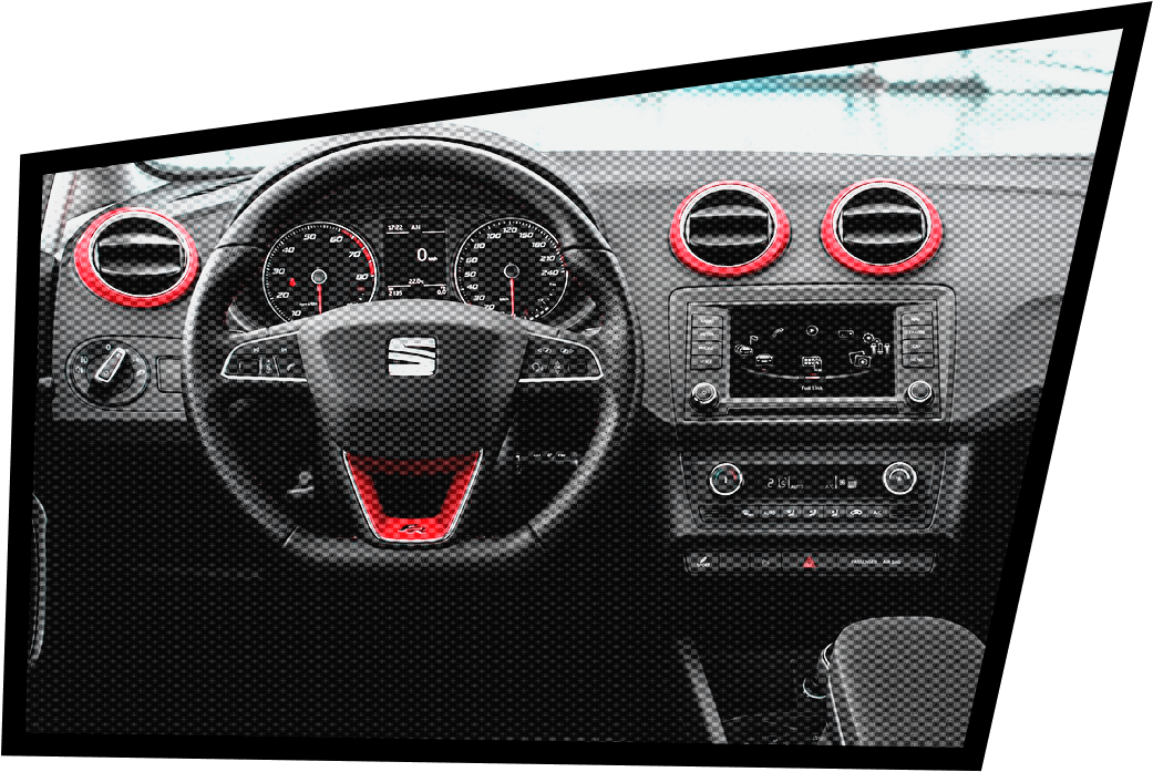 Seat Ibiza - 2017 Seat Ibiza Interior Clipart (1092x745), Png Download