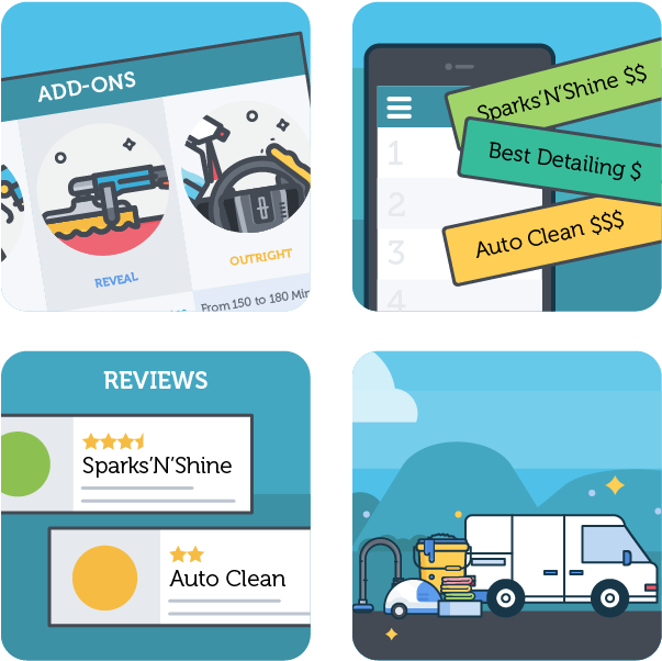 Car Detailing Services - Graphic Design Clipart (741x740), Png Download