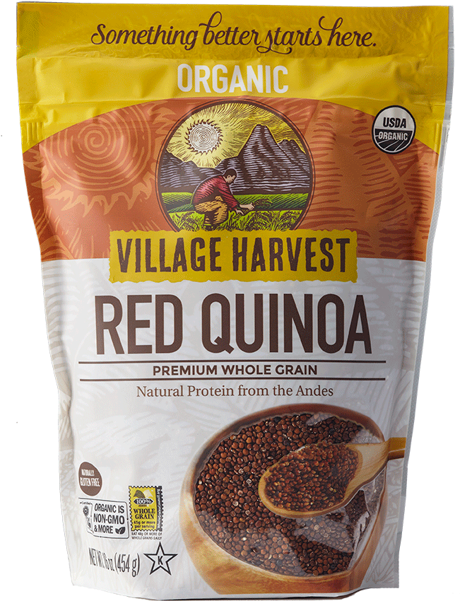 Organic Red Quinoa - Village Harvest Red Quinoa Clipart (668x932), Png Download