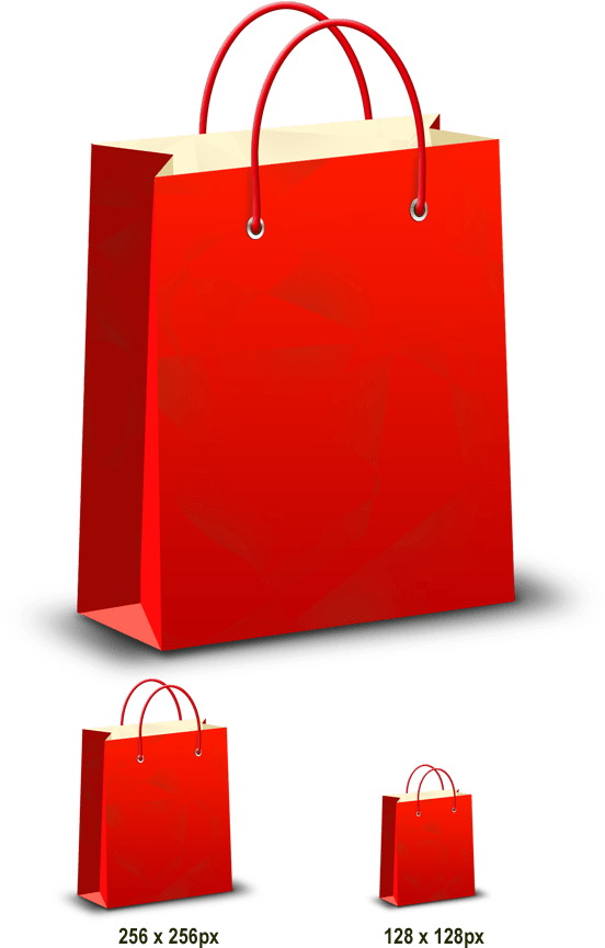 Preview Of Red Shopping Bag Graphic - Clip Art Shopping Bag Png Transparent Png (600x900), Png Download