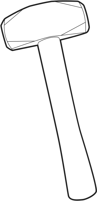 Svg Drilling Hammer - Drawing Clipart (462x768), Png Download