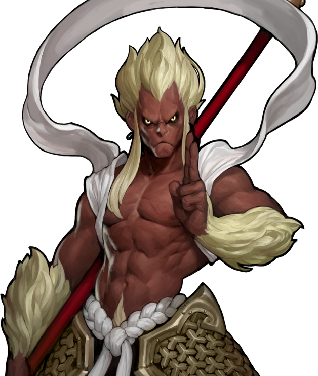 The Monkey King Sun Wukong - Hyper Universe Sun Wukong Clipart (628x742), Png Download