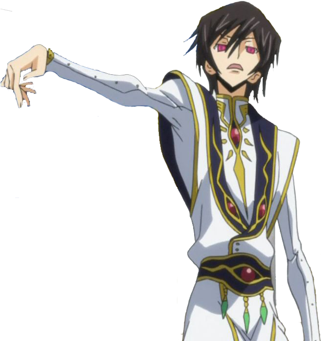 Emperor Lelouch Photo Lelouch3 - Lelouch Vi Britannia Emperor Png Clipart (656x720), Png Download