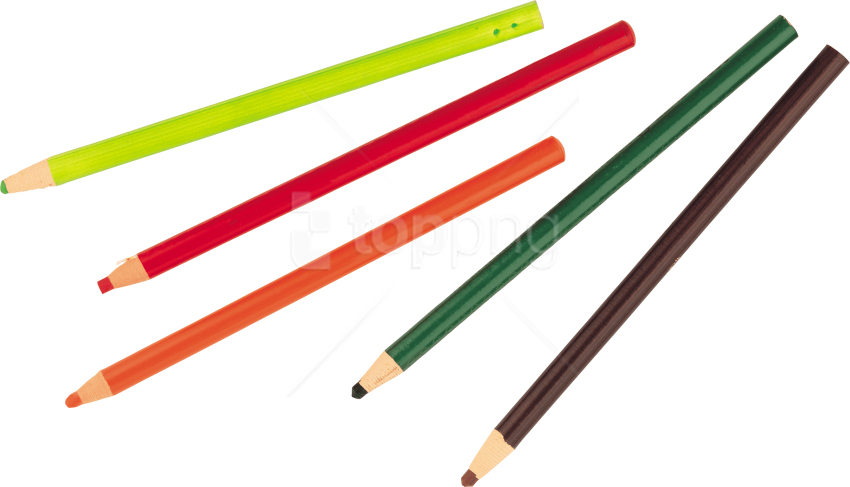 Free Png Download Color Pencil's Png Images Background - Transparent Pencil Color Png Clipart (850x487), Png Download
