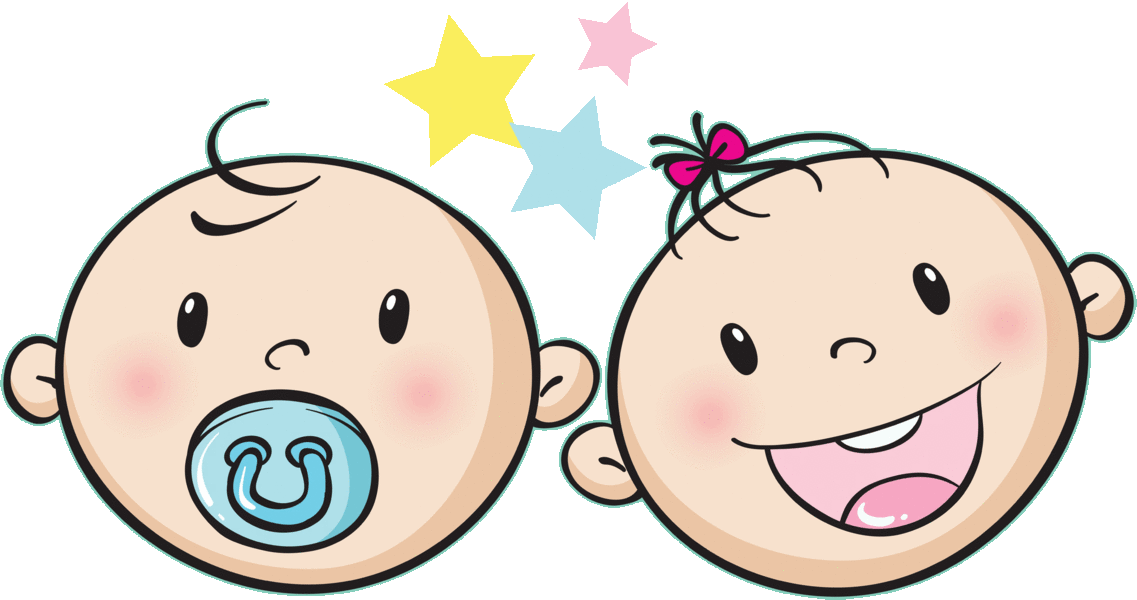 Noahswing Babies - Baby Faces Clip Art - Png Download (1137x600), Png Download