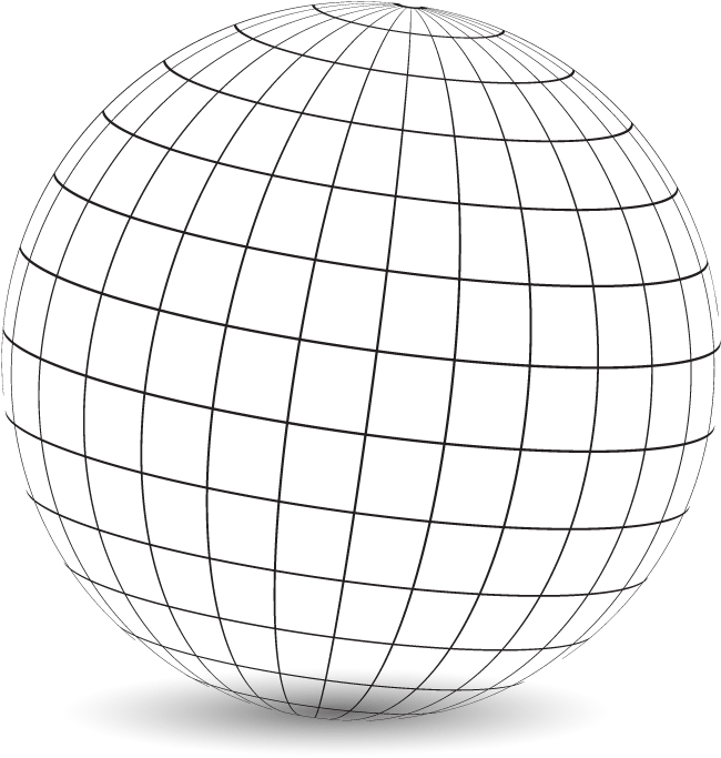 Sphere Wireframe - Wireframe Sphere Png Clipart (657x700), Png Download