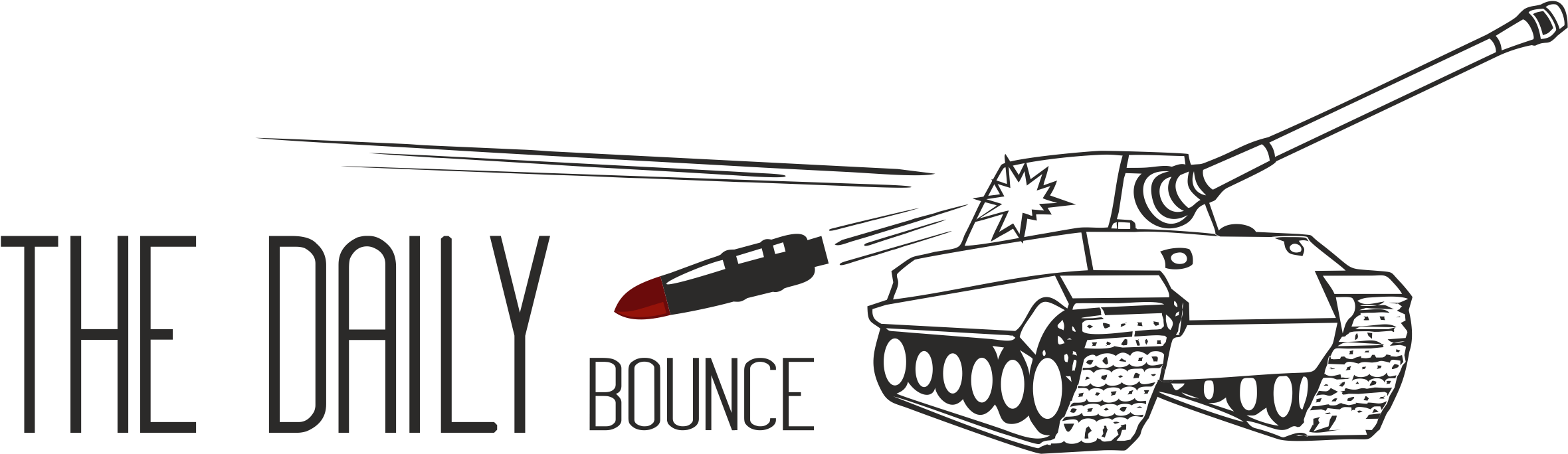 Tank Clipart (2369x683), Png Download