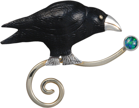 American Crow Clipart (640x640), Png Download