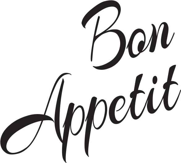 Bon-appetit - Calligraphy Clipart (600x600), Png Download