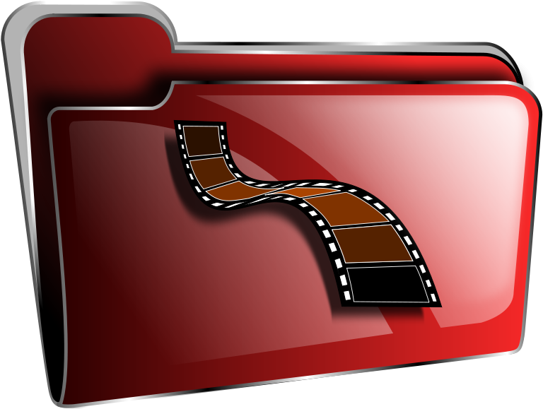 Movie Folder Icon Png Clipart (800x634), Png Download