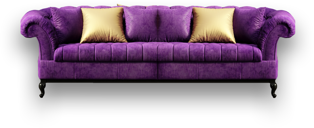Showroom-sofa - Studio Couch Clipart (1138x465), Png Download