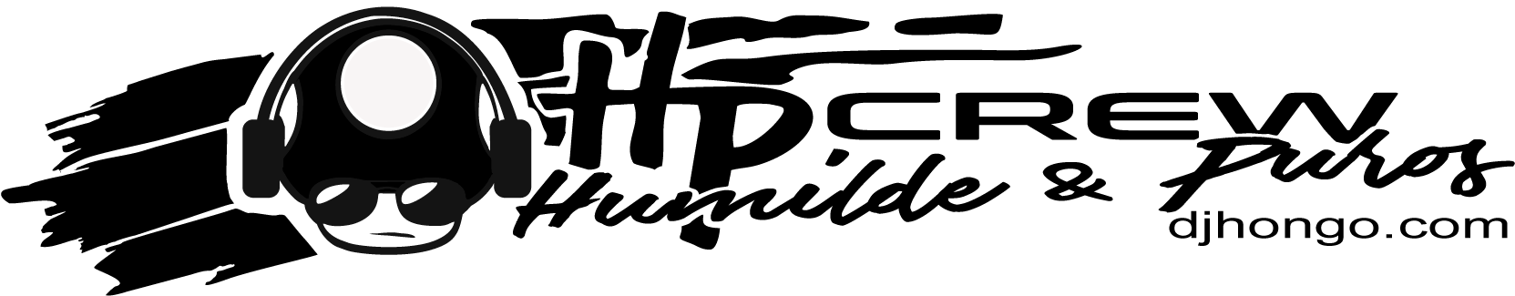 Hp Crew Blanco Negro - Calligraphy Clipart (1734x420), Png Download