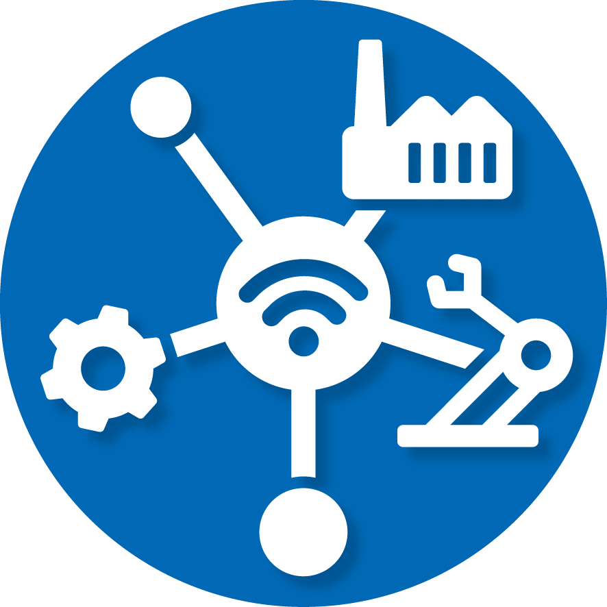 Fully Automated Production Line With Plc & Dcs (distributed - Internet Of Things Icon Png Clipart (886x886), Png Download