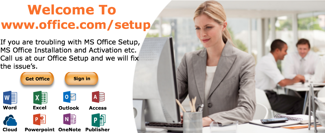 How To Installing Office Setup Windows Office Setup - Businessperson Clipart (1170x460), Png Download