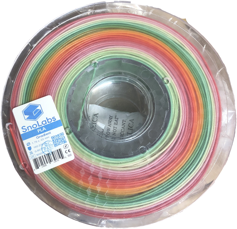 1 Kg Roll Of Gradient Pla - Circle Clipart (1280x1280), Png Download