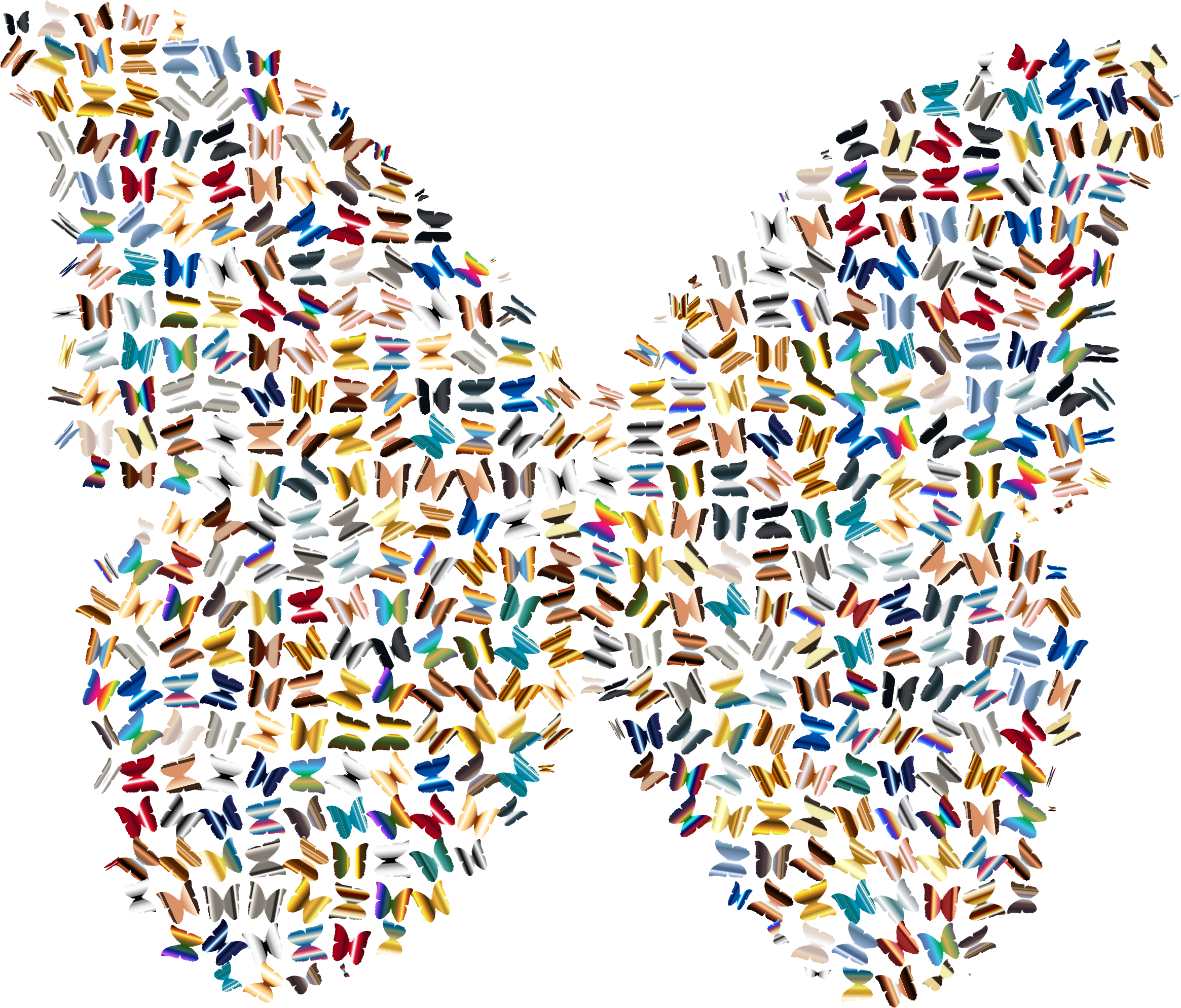 Svg Library Stock Chaotic Psychedelic Butterfly Icons - Clip Art Chaos Theory - Png Download (2330x1988), Png Download