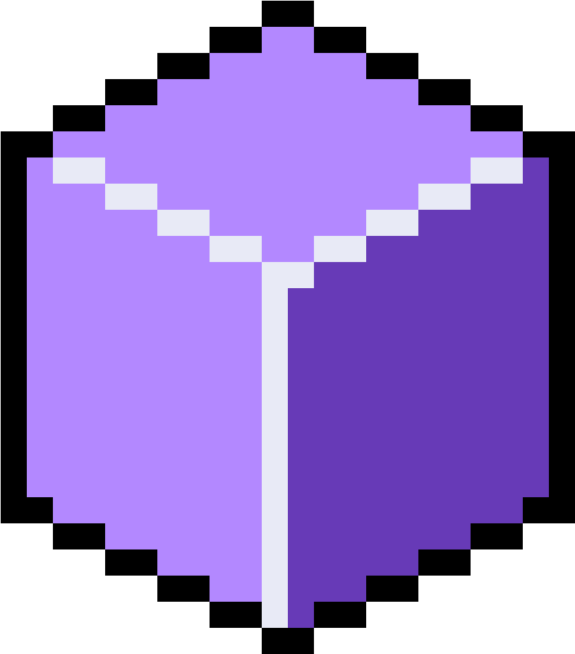 Cubo - Dibujos Cuadriculados De Emojis Clipart (1184x1184), Png Download