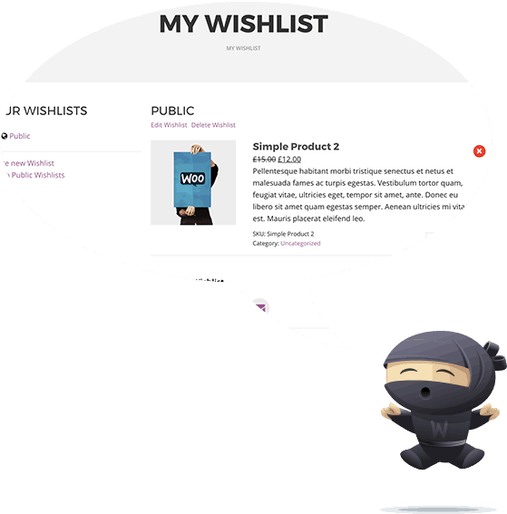 My Wishlist With Woocommerce - Woocommerce Clipart (600x600), Png Download