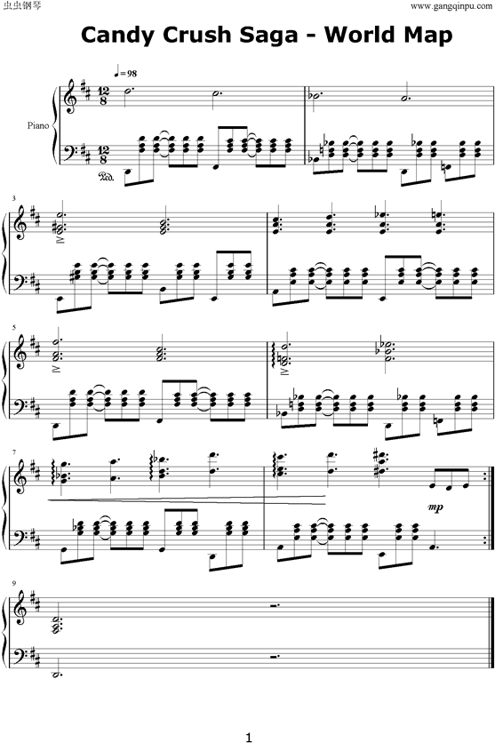 Ain T Got Time To Die Sheet Music Clipart (630x891), Png Download