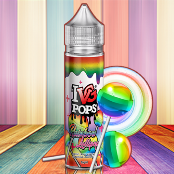 Ivg Pops Rainbow Lollipop - Composition Of Electronic Cigarette Aerosol Clipart (1080x600), Png Download