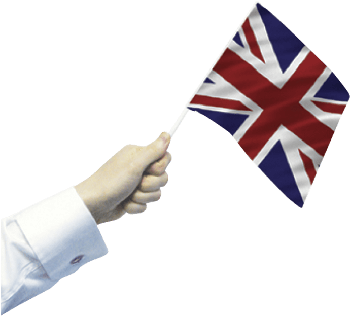 Great Britain Hand Flag Accessory - Flag Clipart (800x1268), Png Download