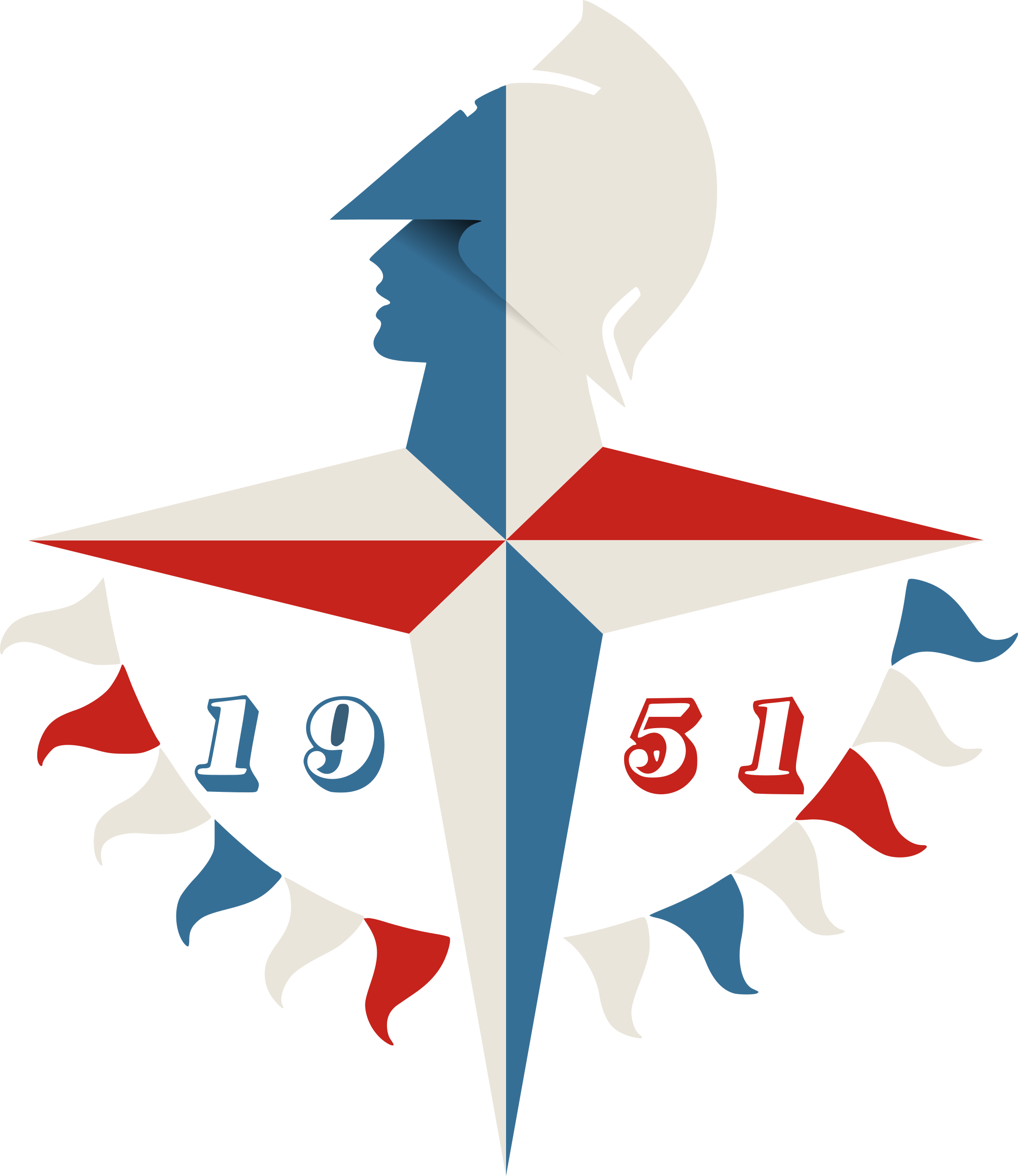 This Free Icons Png Design Of Festival Of Britain Logo - Abram Games Festival Of Britain Clipart (2078x2400), Png Download