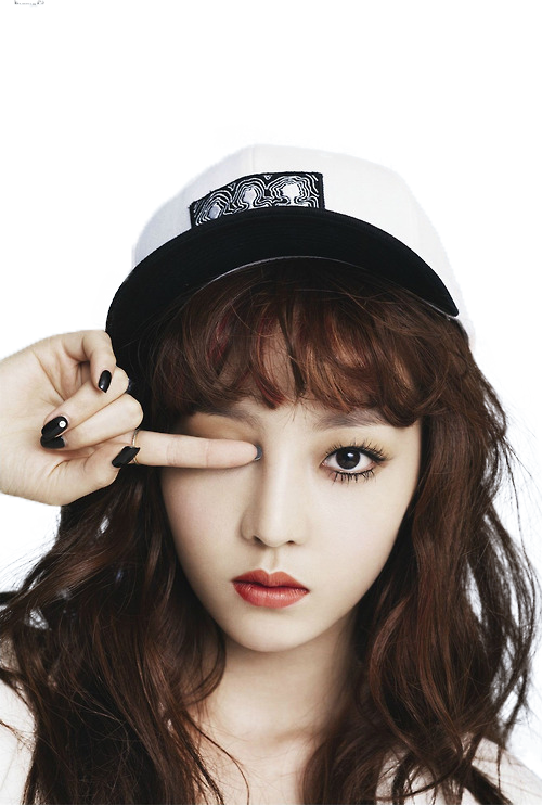 Goo Hara 구하라 - Girl Clipart (500x742), Png Download