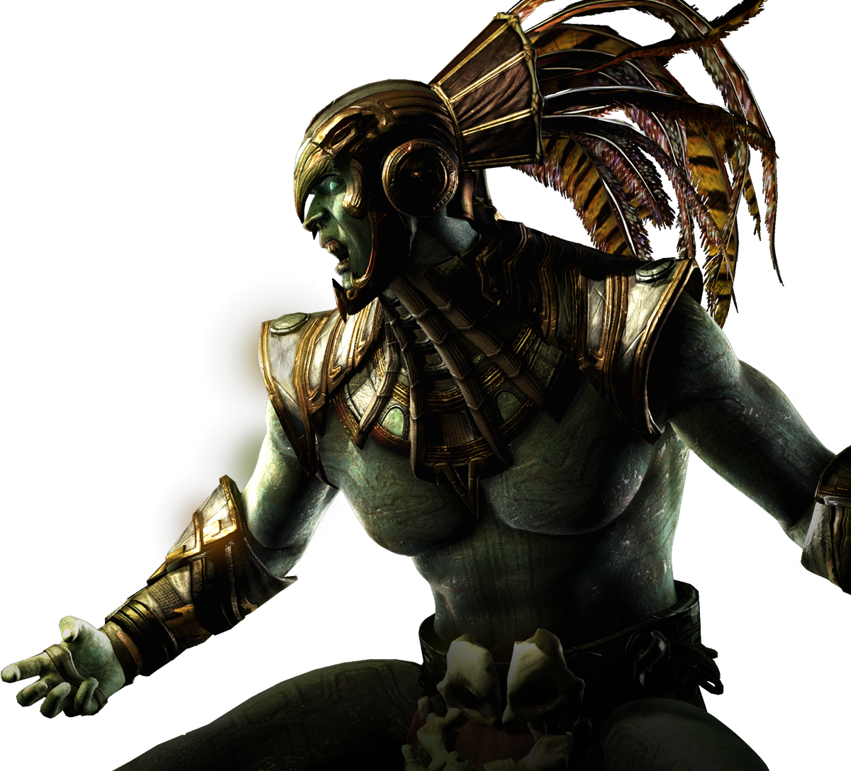 Loading Screen - Mkx Kotal Kahn Render Clipart (1200x1088), Png Download