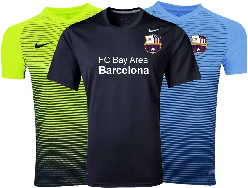 Fc Bay Area Barcelona - San Jose Barcelona Soccer Clipart (902x734), Png Download