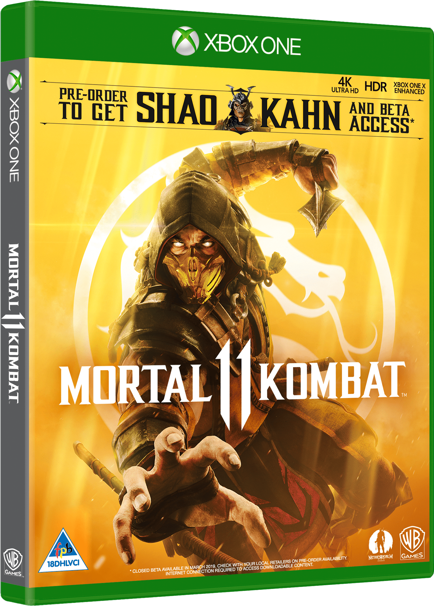 While The First Game, Released In 1992, Only Had 7 - Mortal Kombat 11 Xbox One Clipart (1800x2187), Png Download