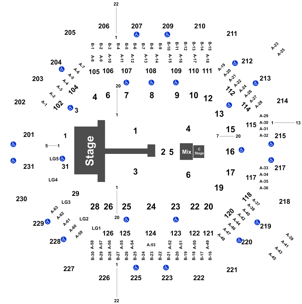 Barclay Center Seating Chart Esl One Ny Clipart (1050x1050), Png Download