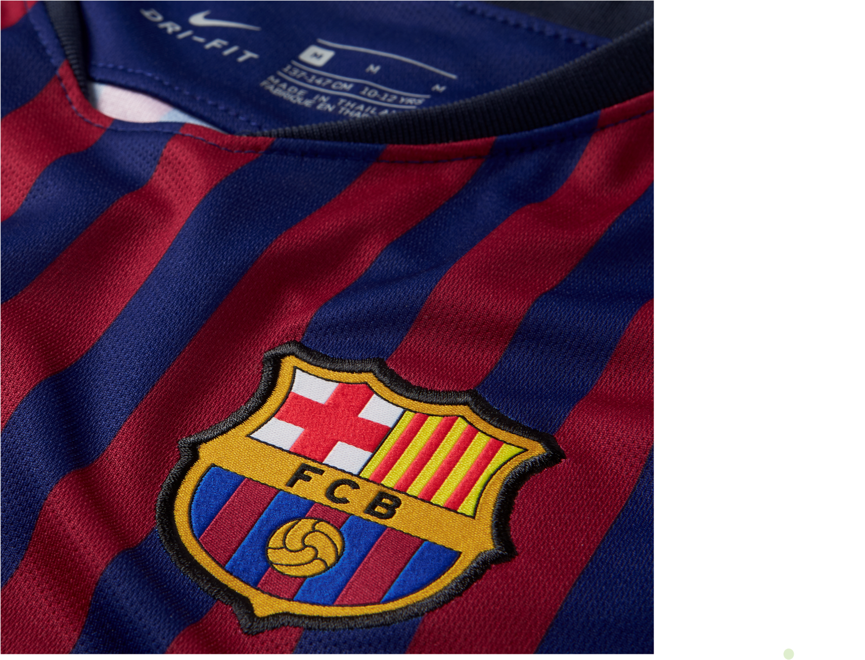 T Shirt Nike Fc Barcelona 2018/19 Breathe Stadium Home - Fc Barcelona Clipart (2128x1416), Png Download