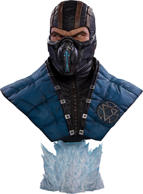 Pin By Angela Mason On "sideshow Wishlist" - Sub Zero Bust Statue Clipart (480x653), Png Download