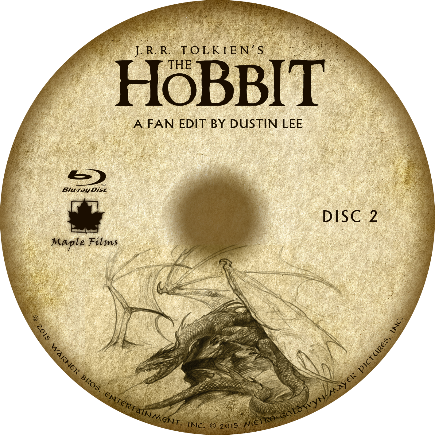 Here You Can Download Separate Subtitle Files And Add - Hobbit Blu Ray Disc Clipart (1417x1417), Png Download