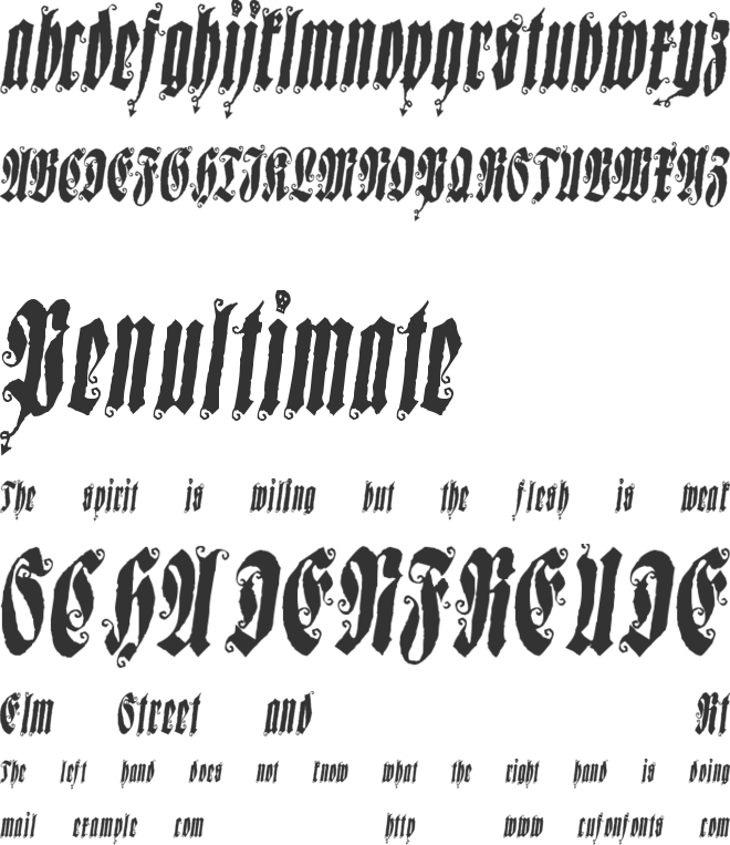 Sepultura Font Preview - Calligraphy Clipart (660x763), Png Download